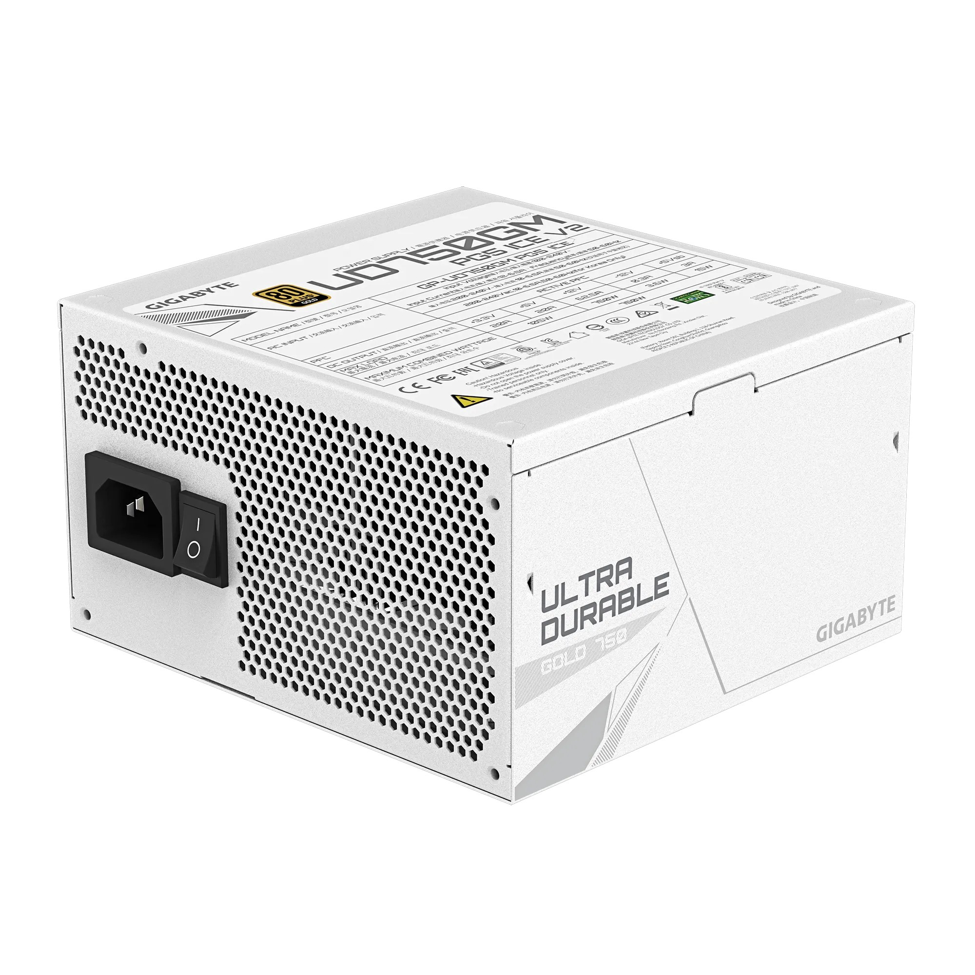 Fuente Gigabyte UD750GM PG5 ICE 750W 80+ Gold Modular ATX